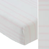 KIPP BABY STRIPED FITTED PORTA CRIB SHEET